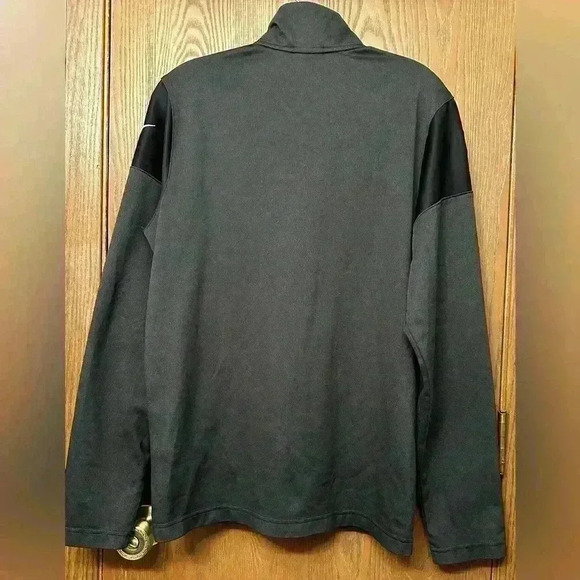 Minnesota Vikings Mens Pullover Nike Black Purple 1/4 Zip On Field NFL Top Small - Picture 8 of 10